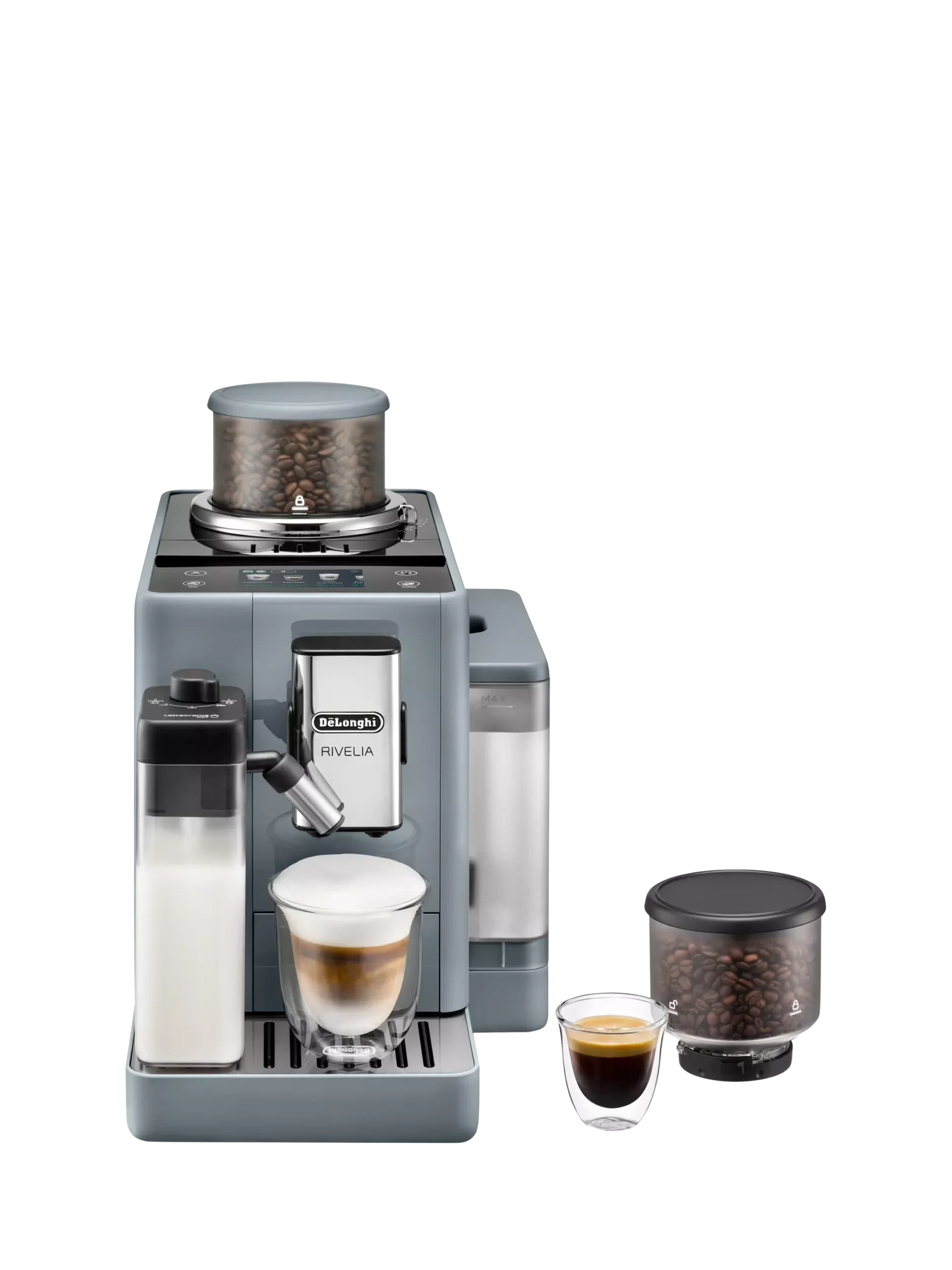 Super-automatic espresso machines for quick and easy coffee preparation.