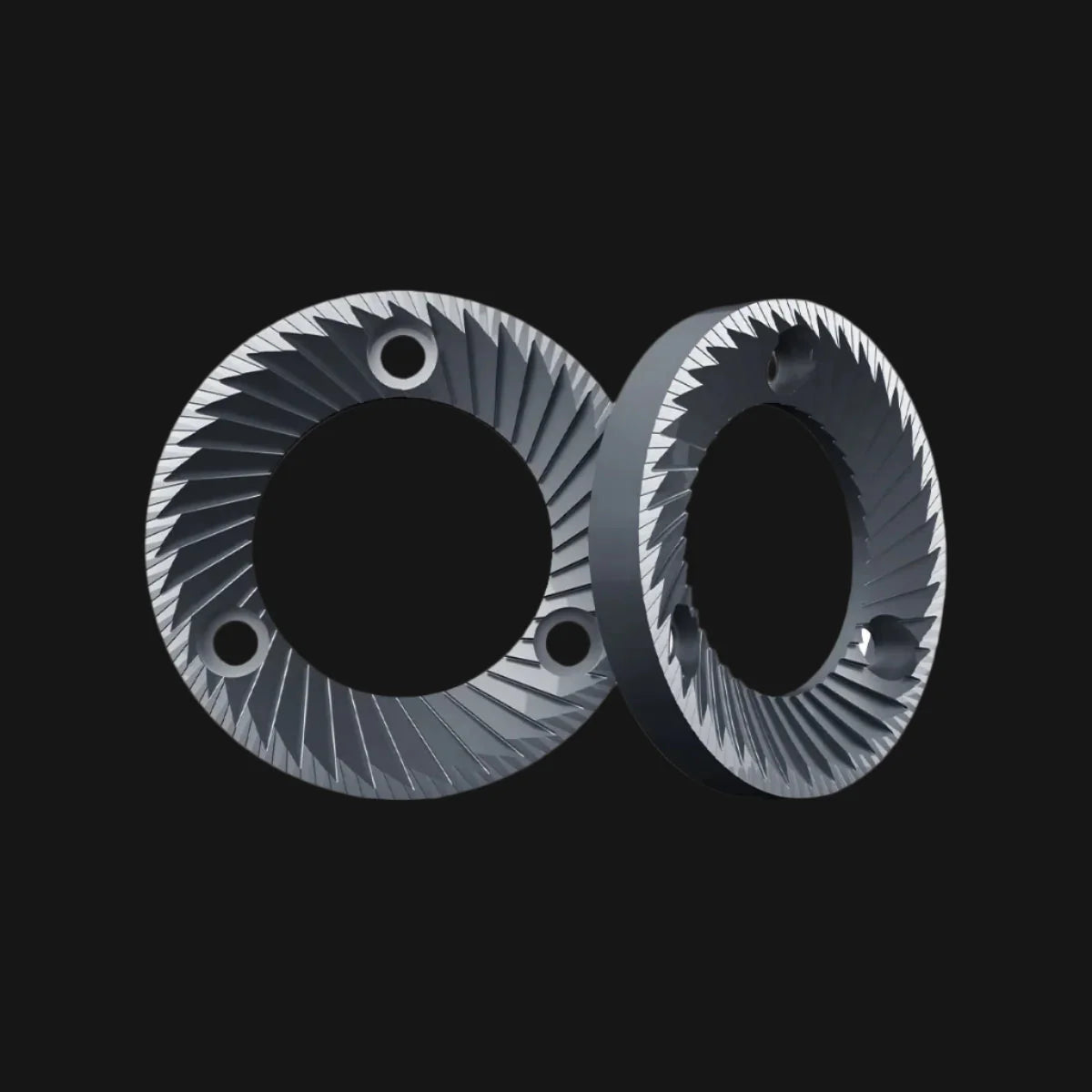 High-performance burr sets for consistent and flavorful coffee grinding.