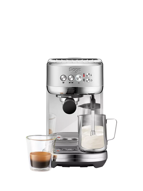 Sage SES500BSS Bambino Plus Coffee Machine, Silver