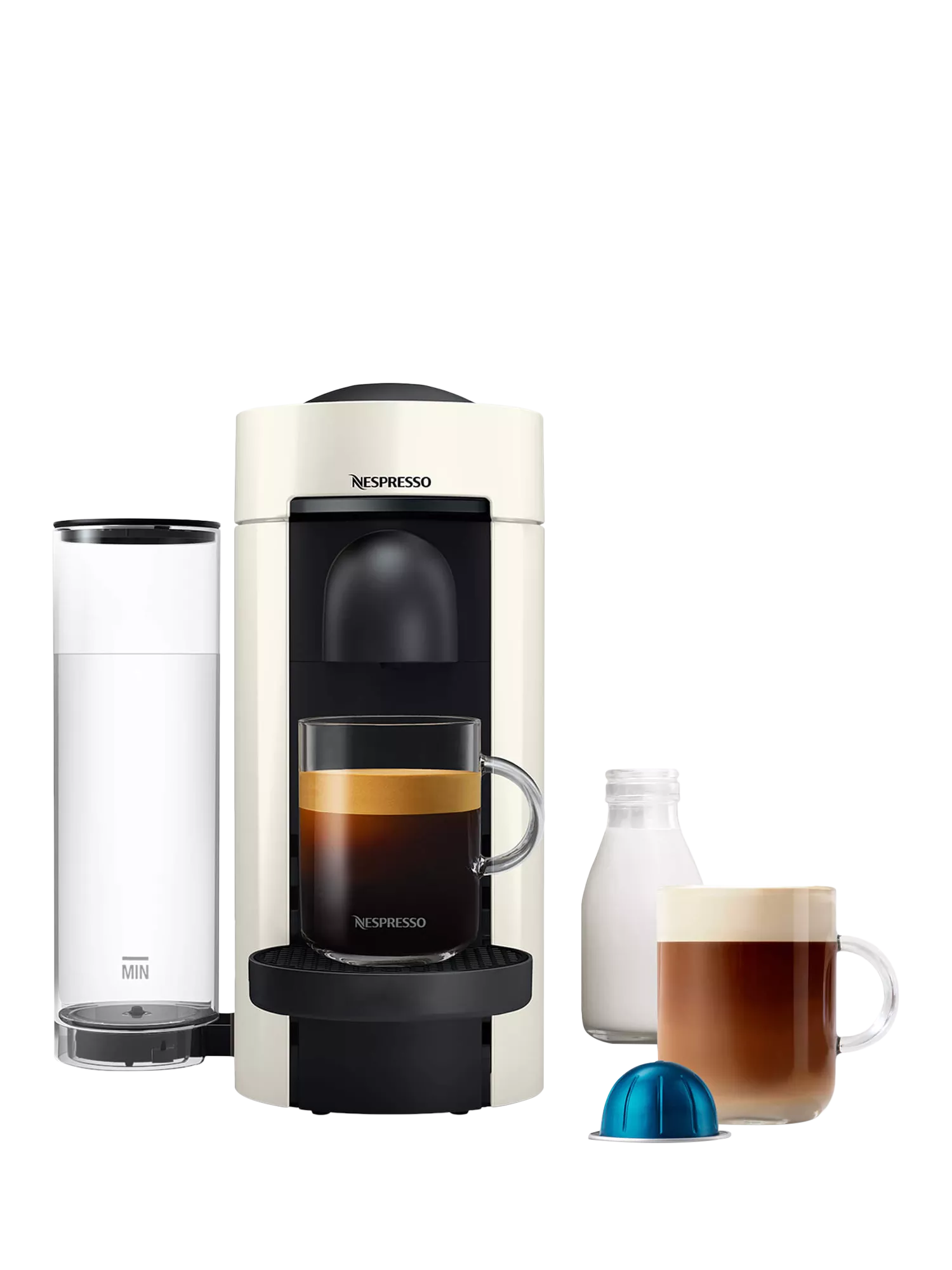Vertuo Plus LE Coffee Pod Machine by De'Longhi, White