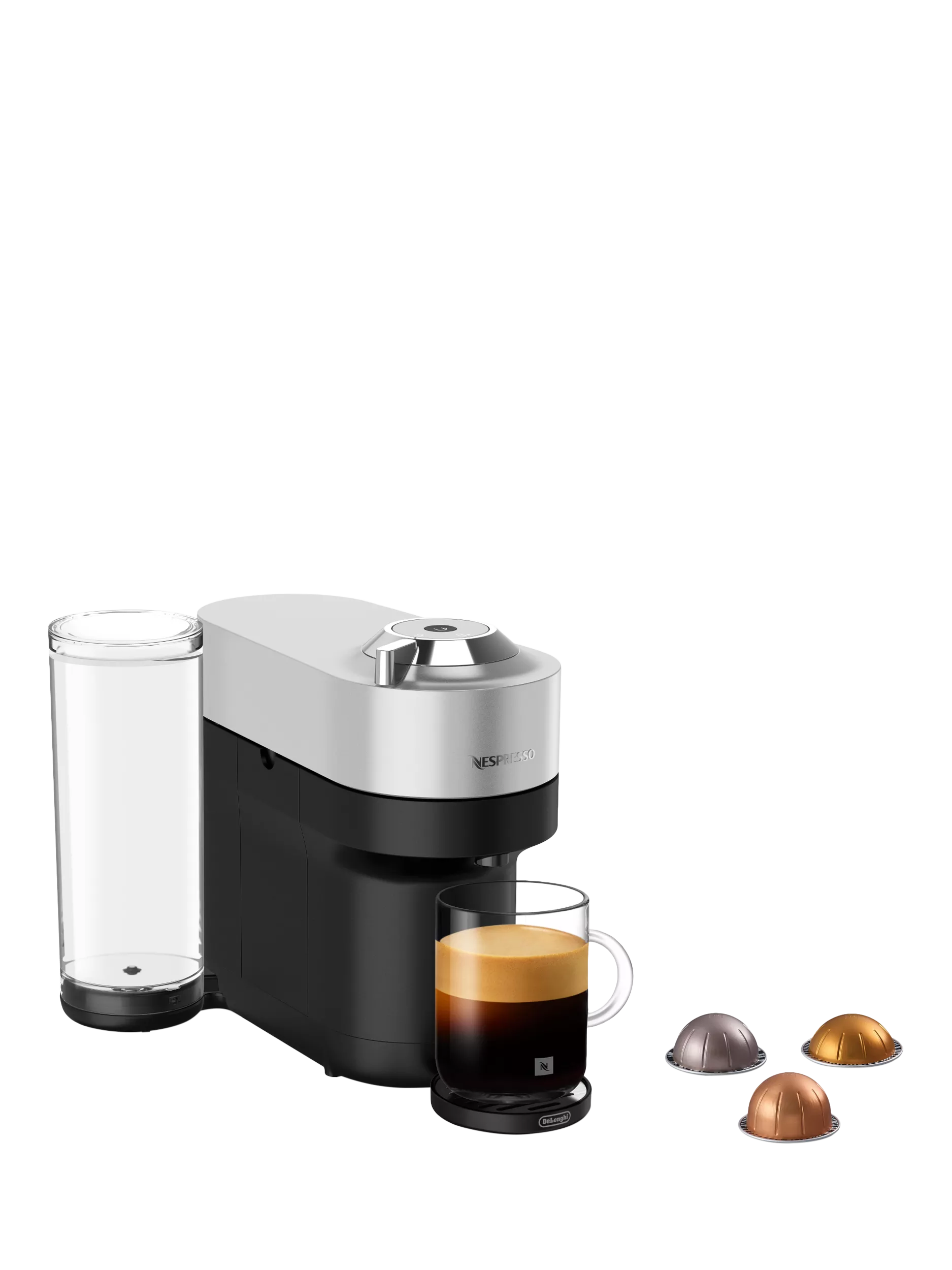 Vertuo Pop Plus Coffee Pod Machine by De'Longhi, Silver